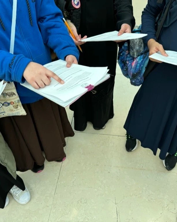 Families gathered at a Forerunners event