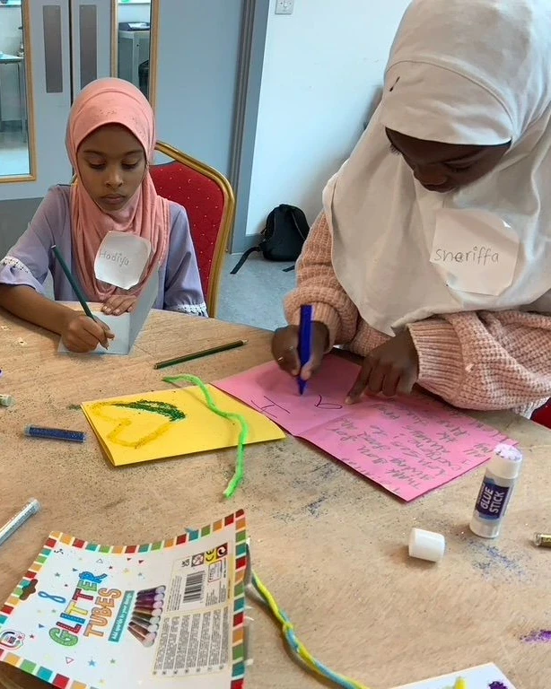 An enrichment session in progress